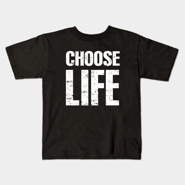 Choose Life Kids T-Shirt by Seitori